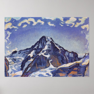 Affiche Hodler - Le moine aux nuages 1911