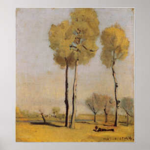 Affiche Hodler - Paysage espagnol 1878