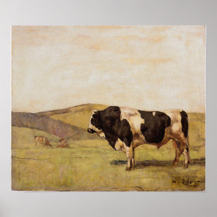 Affiche Hodler - The Bull 1878