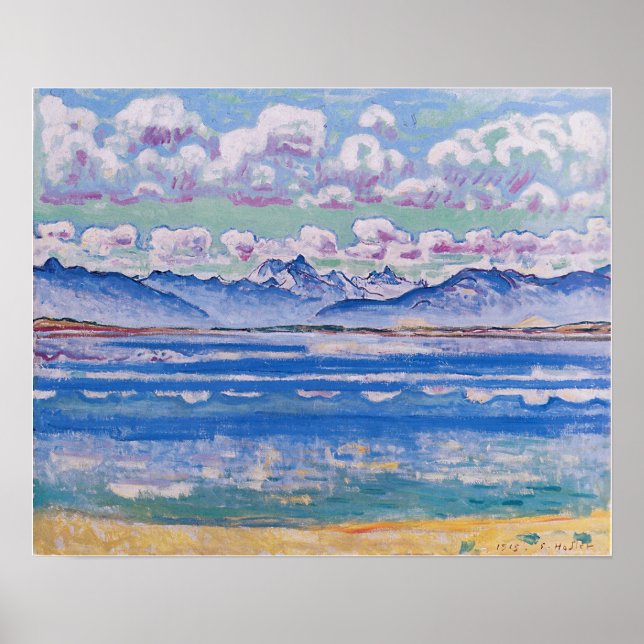 Affiche Hodler - Weisshorn Of Montana 1915 (Devant)