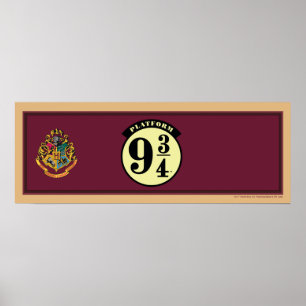 Affiche HOGWARTS™ EXPRESS Platform 9 3/4 Bannière