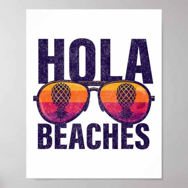 Affiche Hola Beach Updown Pineapper Swinger (Devant)