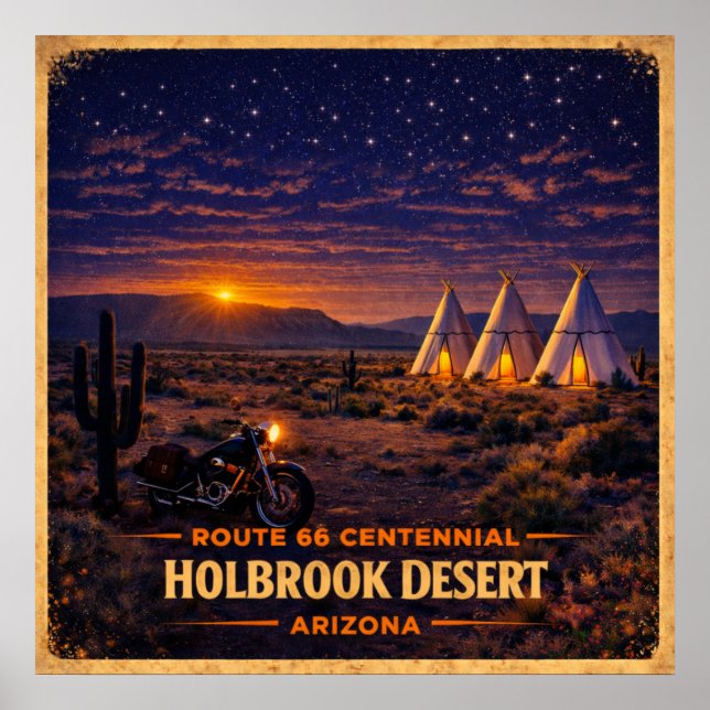 Affiche Holbrook Desert Arizona Centennial (Devant)