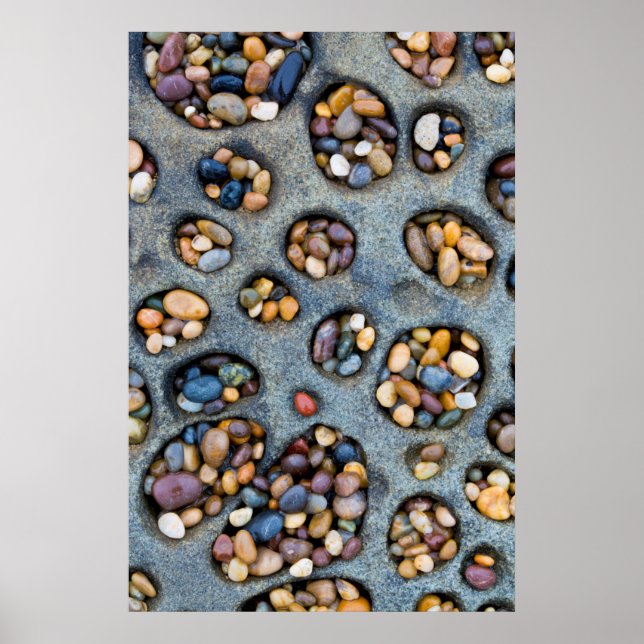 Affiche Holes filled with pebbles, CA (Devant)
