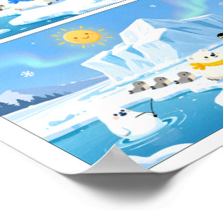 Affiche Holiday Theme Spot the Difference Kids Activity 