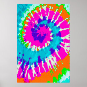 Affiche holiES - Power Spiral Batik Style