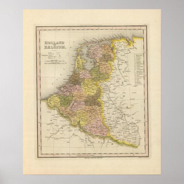 Affiche Hollande Et Belgique 2 (Devant)