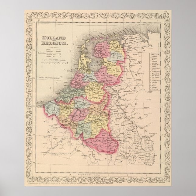 Affiche Hollande et Belgique 2 (Devant)