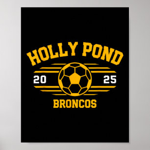 Affiche Holly Pond Broncos Byll de football 2025