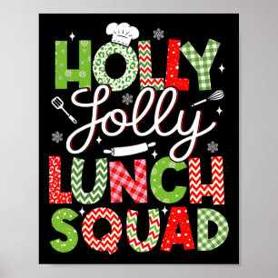 Affiche Holly Retro Jolly Salle de déjeuner Cafétéria Lady