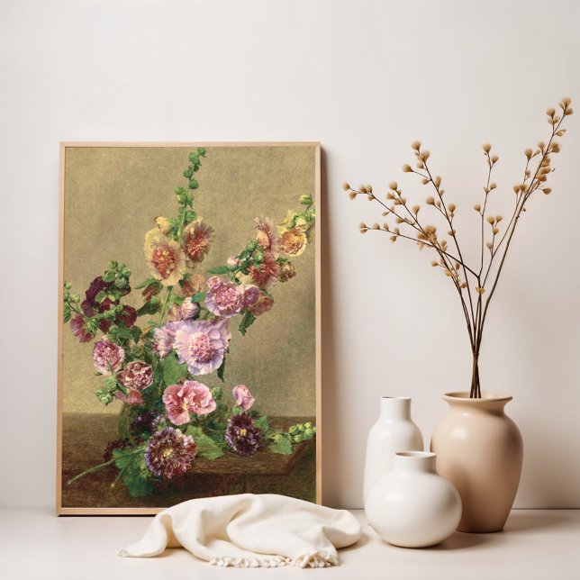 Affiche Hollyhocks (Créateur téléchargé)