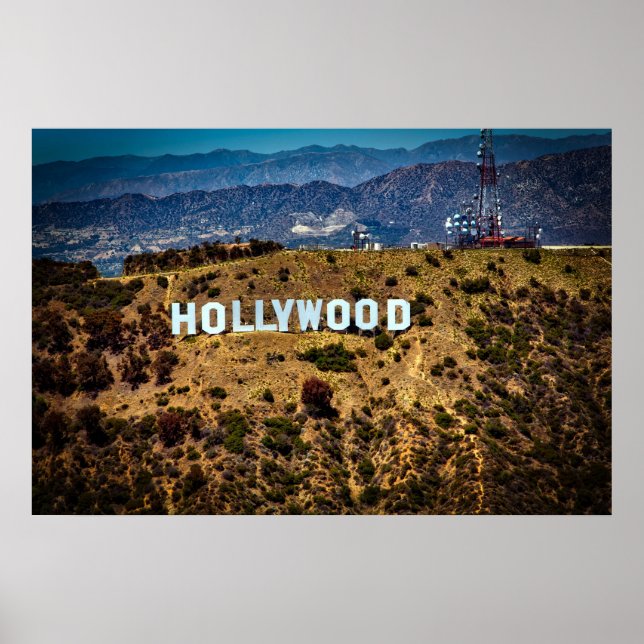 Affiche Hollywood Californie (Devant)