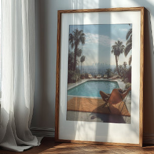 Affiche Hollywood Hills Hideaway : Un rêve Vintage au bord