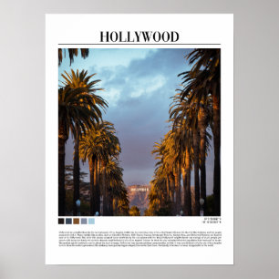Affiche Hollywood - Los Angeles (États-Unis)