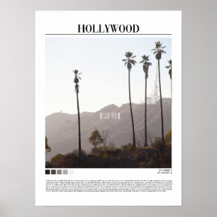 Affiche Hollywood - Los Angeles (États-Unis)