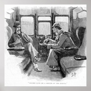 Affiche Holmes M'A Donné Un Croquis Des Événements