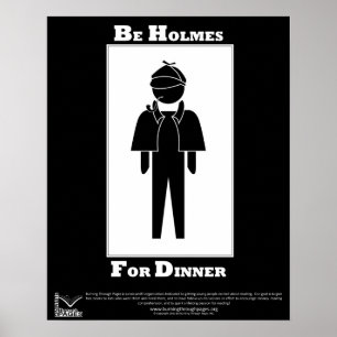 Affiche Holmes Pour Le Dîner