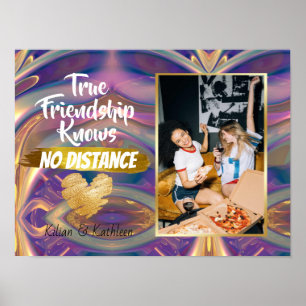 Affiche Holo Belle distance aller loin amitié