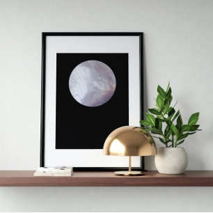 Affiche Holographique 80s Art Futuriste Moderne