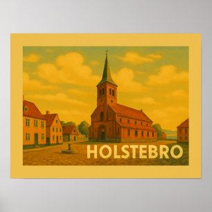 Affiche Holstebro Danemark Giacometti