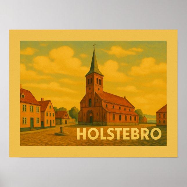 Affiche Holstebro Danemark Giacometti (Devant)