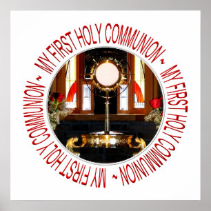 Affiche Holy Eucharist Holy Communion