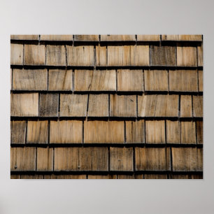 Affiche Holzschindeln