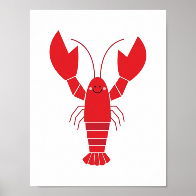 Affiche Homard du Maine (Devant)