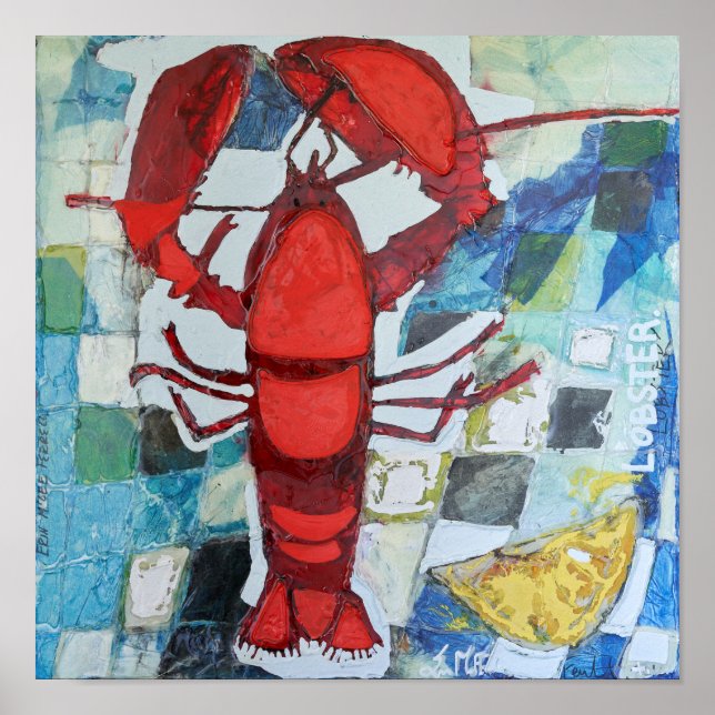 Affiche Homard du Maine (Devant)