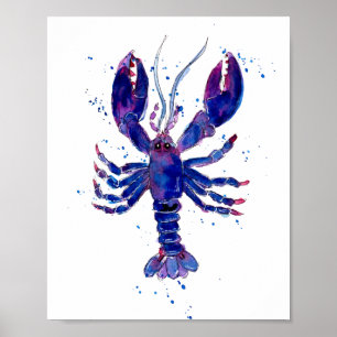Affiche Homard pourpre
