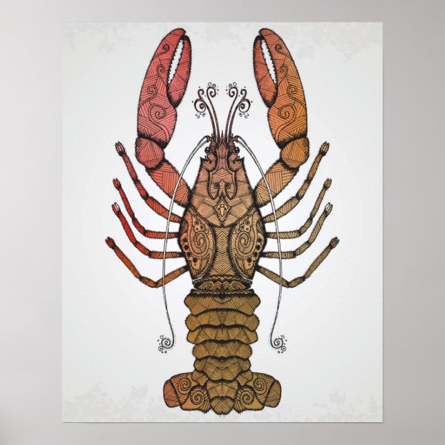 Affiche Homard style (Devant)