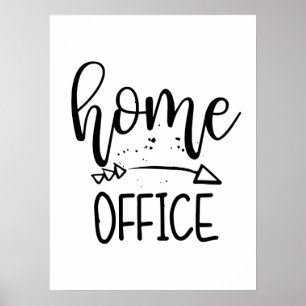 Affiche Home Office Fixer - supérieur Espace de travail do