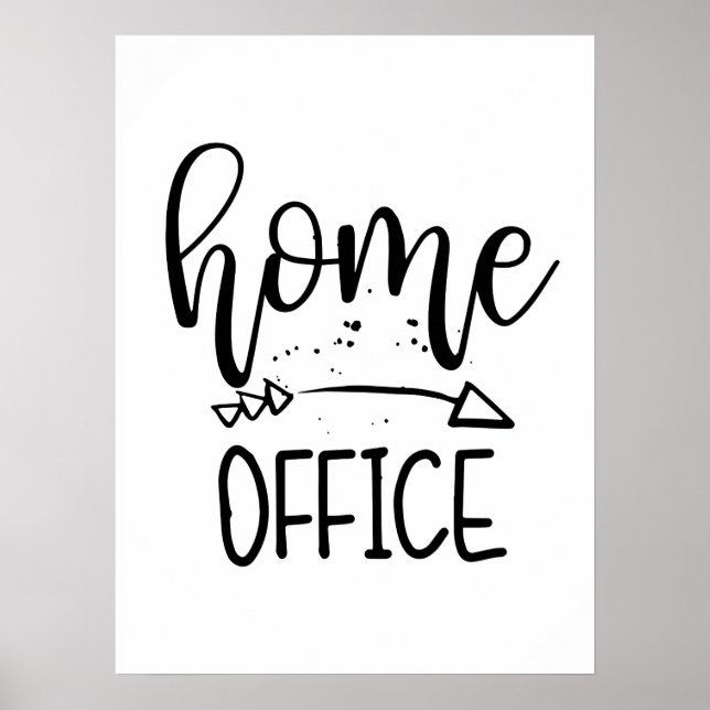 Affiche Home Office Fixer - supérieur Espace de travail do (Devant)