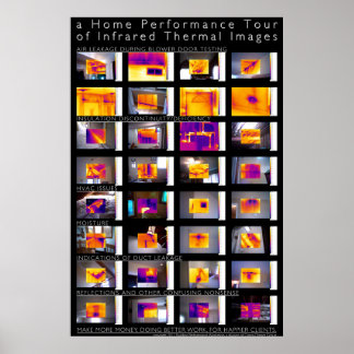 Affiche Home Performance Tour of Infrared Thermal Images