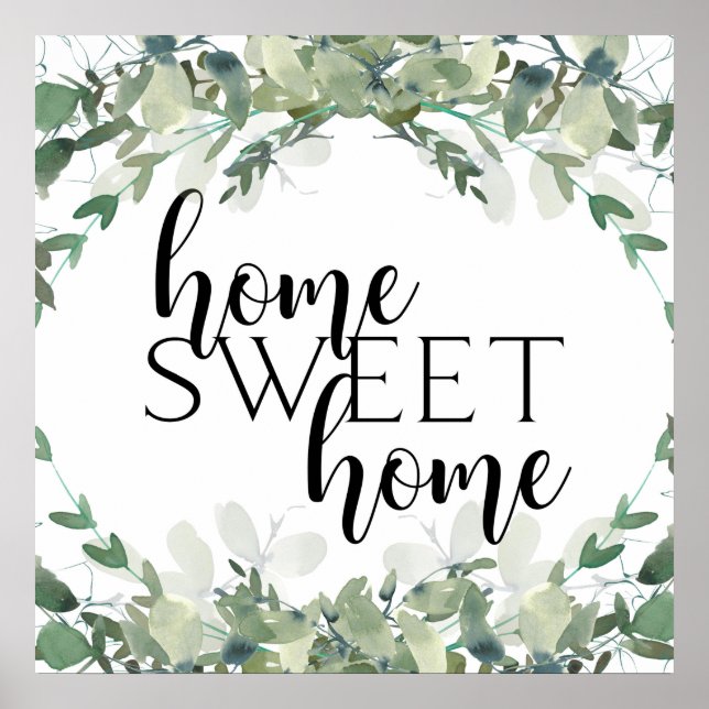 Affiche Home Sweet Home Agritourisme (Devant)