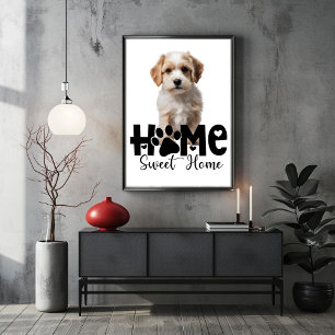 Affiche Home Sweet Home Chien