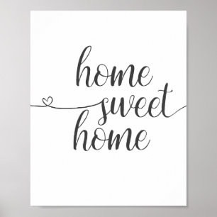 Affiche Home Sweet Home Imprimer