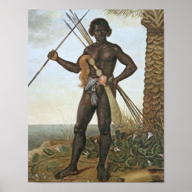 Affiche Homem africano (Africain) par Albert Eckhout (Devant)