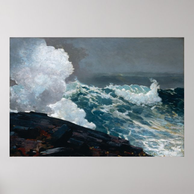 Affiche Homer's Northeaster (Devant)