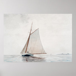 Affiche Homer's Sailing off Gloucester