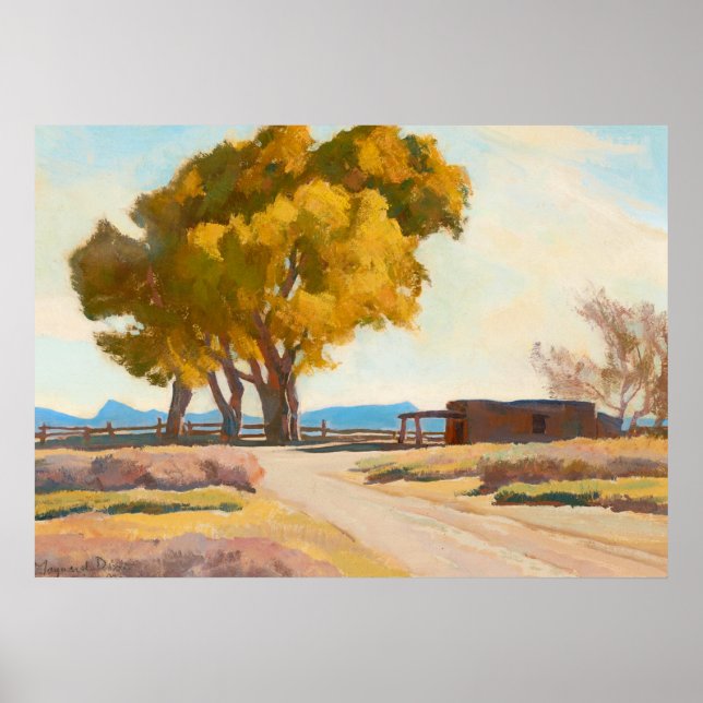 Affiche Homestead by Maynard Dixon (Devant)