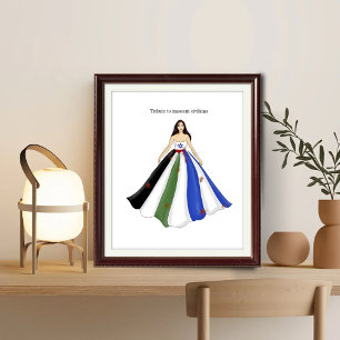 Affiche Hommage à des innocents, à la Palestine, à israël,