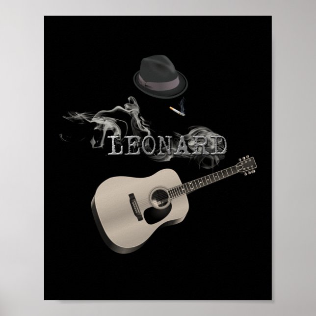 Affiche Hommage à la cigarette Leonard (Devant)