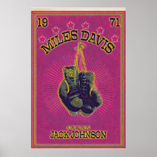 Affiche Hommage à Miles Davis pour Jack Johnson, Version 2