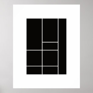 Affiche Hommage à Mondrian 1.1