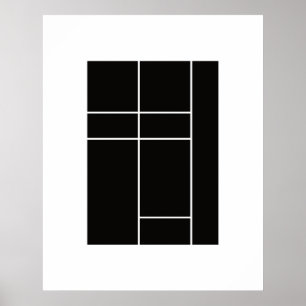 Affiche Hommage à Mondrian 1.2
