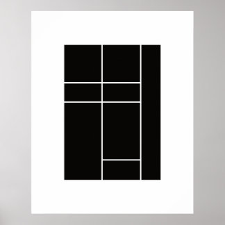 Affiche Hommage à Mondrian 1.2