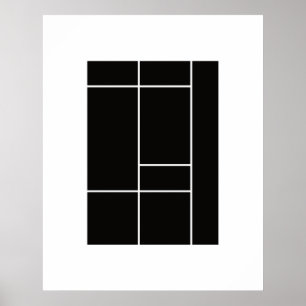 Affiche Hommage à Mondrian 1.3