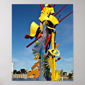 Affiche Hommage au bénévolat Statut sur un