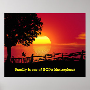 Affiche Hommages à la famille - Amour de la famille Affich